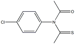 Diacetanilide,  4-chlorothio-  (8CI) Structure