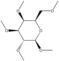 1-O,2-O,3-O,4-O,6-O-Pentamethyl-β-D-galactopyranose 结构式