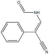 N-(β-Cyanostyryl)formamide Structure