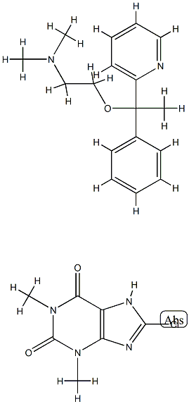 DOXYLAMINE CHLOROTHEOPHYLLINATE Structure