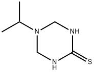 1,3,5-Triazine-2(1H)-thione,tetrahydro-5-(1-methylethyl)-(9CI) Structure