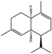 1α-Isopropyl-4,7-dimethyl-1,2,4aβ,5,6,8aβ-hexahydronaphthalene Structure