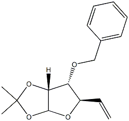 1-O,2-O-Isopropylidene-3-O-benzyl-5,6-dideoxy-5,6-didehydro-α-D-glucofuranose Structure