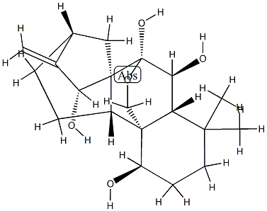 (15R)-7α,20-Epoxykaur-16-ene-1β,6β,7β,15-tetrol Structure