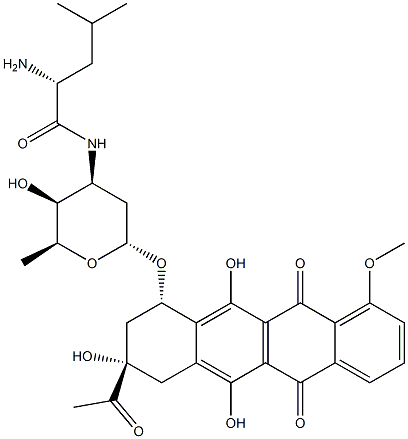 N-leucyldaunorubicin Structure