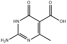 5-Pyrimidinecarboxylic acid, 2-amino-4-hydroxy-6-methyl- (6CI,8CI) Structure