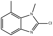 1H-Benzimidazole,2-chloro-1,7-dimethyl-(9CI) Structure