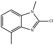 1H-Benzimidazole,2-chloro-1,4-dimethyl-(9CI) Structure