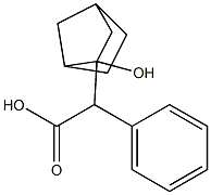 2-羟基-ALPHA-苯基-2-降冰片烷乙酸, 24183-94-6, 结构式