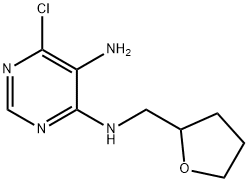 6-chloro-4-N-(oxolan-2-ylMethyl)pyriMidine-4,5-
diaMine Structure