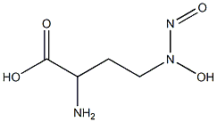 homoalanosine Structure