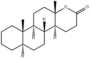13-Hydroxy-13,17-seco-5α-androstan-17-oic acid δ-lactone 结构式