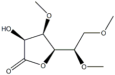 3-O,5-O,6-O-Trimethyl-D-mannonic acid γ-lactone Structure