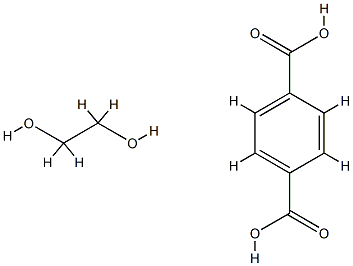 聚对苯二甲酸乙二醇酯树脂 结构式