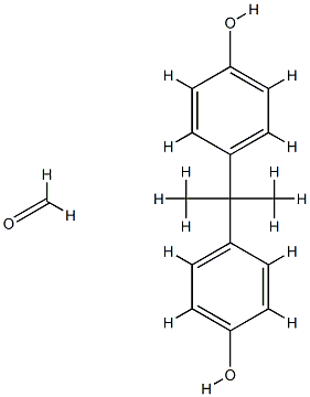 Formaldehyde, polymer with 4,4-(1-methylethylidene)bisphenol Structure