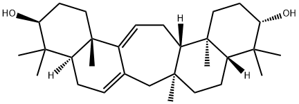 C(14a)-Homo-27-nor-5α-gammacera-12,14-diene-3β,21α-diol 结构式