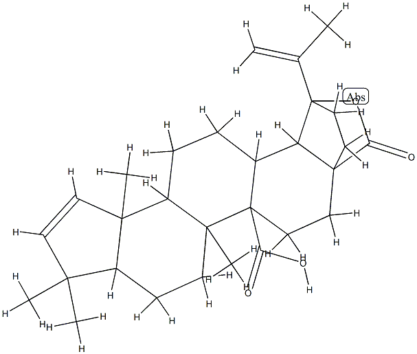 19-Hydroxy-A(1)-norlupa-2,20(29)-diene-27,28-dioic acid γ-lactone Structure