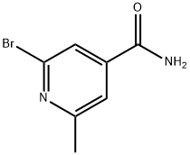 2-broMo-6-MethylisonicotinaMide Structure
