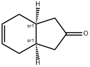 1,3,3aα,4,7,7aβ-ヘキサヒドロ-2H-インデン-2-オン 化学構造式