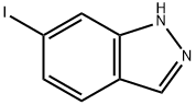 6-碘-1H-吲唑 结构式