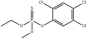 ethoxy-methoxy-sulfanylidene-(2,4,5-trichlorophenoxy)phosphorane Struktur