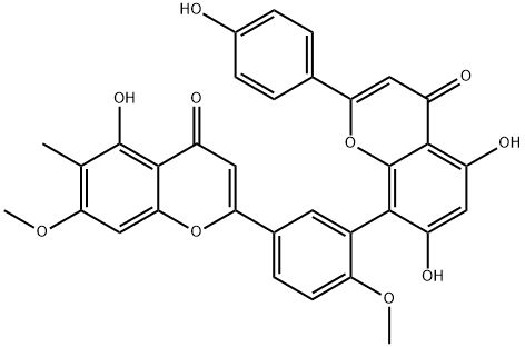 台湾高黄酮 A, 265120-00-1, 结构式