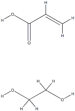 ポリエチレングリコールジアクリレート 化学構造式