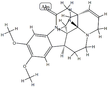 10,11-Dimethoxyschizogalan-14-one Struktur