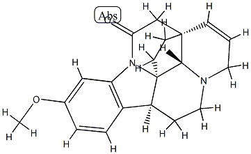 11-Methoxyschizogalan-14-one Struktur