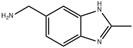 1H-Benzimidazole-5-methanamine,2-methyl-(9CI) Structure