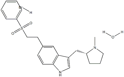 Eletriptan Hydrobromide Monohydrate Structure
