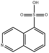 イソキノリン-5-スルホン酸 化学構造式