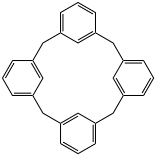 ペンタシクロ[19.3.1.13,7.19,13.115,19]オクタコサ-1(25),3,5,7(28),9,11,13(27),15,17,19(26),21,23-ドデカエン 化学構造式
