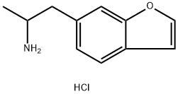 6-APB (6-(2-aminopropyl)benzofuran) Struktur