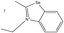 2-Methyl-3-ethylbenzoselenazole-3-ium·iodide 结构式