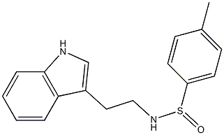 (S)-N-(-)-对甲苯基亚磺酰基色胺 结构式
