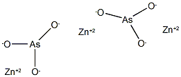亜ヒ酸亜鉛(無水) 化学構造式