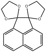 Dispiro[1,3-dioxolane-2,1'(2'H)-acenaphthylene-2',2''-1,3-dioxolane] Struktur