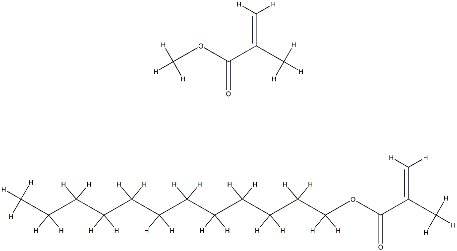 丙烯酸十二烷基酯与2-甲基丙烯酸甲酯的共聚物 30795-64-3 结构式
