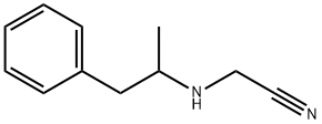 (±)-[(α-Methylphenethyl)aMino]acetonitrile Structure