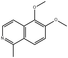 Isoquinoline, 5,6-dimethoxy-1-methyl- (6CI,8CI,9CI) 结构式