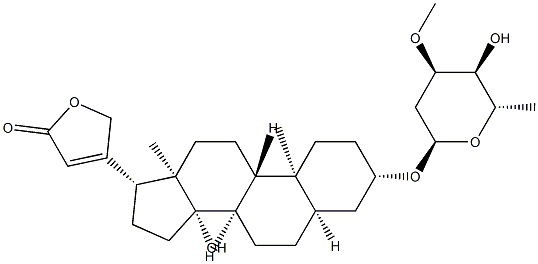 Digitoxigenin α-L-cymaroside Structure