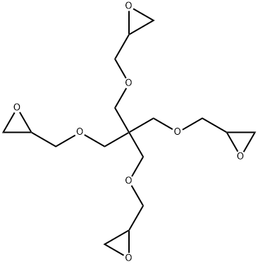 2,2'-[[2,2-ビス(オキシラン-2-イルメトキシメチル)-1,3-プロパンジイル]ビス(オキシメチレン)]ビスオキシラン 化学構造式