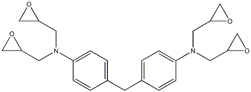 N,N'-(Methylenedi-4,1-phenylene)bis[n-(oxiranyl methyl)oxiranemethanmanine],homopolymer Structure