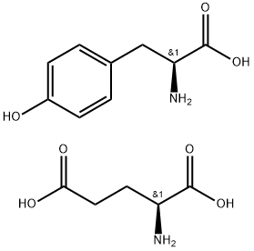 L-glutamic acid-L-tyrosine copolymer 结构式
