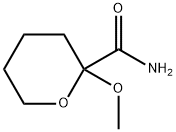 2H-Pyran-2-carboxamide,tetrahydro-2-methoxy-(8CI) Structure