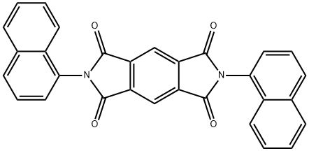2,6-ジヒドロ-2,6-ジ(1-ナフチル)ベンゾ[1,2-c:4,5-c']ジピロール-1,3,5,7-テトラオン 化学構造式