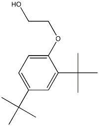 2,4-di-tert-butylphenol, ethoxylated Structure