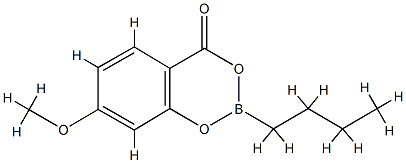 2-Butyl-7-methoxy-4H-1,3,2-benzodioxaborin-4-one Structure