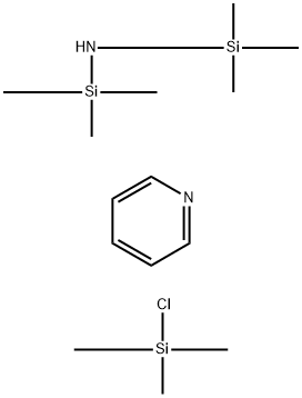六甲基二硅氮烷/TMCS 2/1 (V/V) 吡啶溶液 结构式